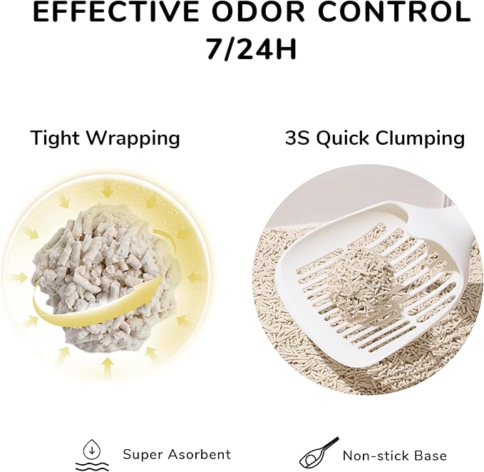 FUKUMARU Corn Tofu Cat Litter 4*2.7 kg/6 LB (4 Package) - Image 4