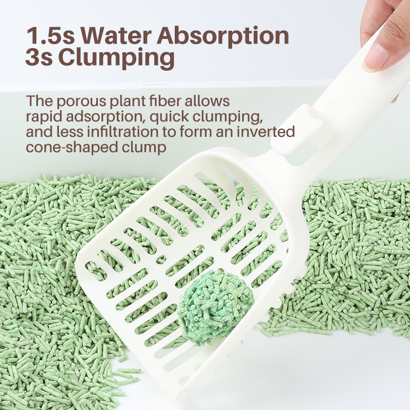 FUKUMARU Tofu Cat Litter (Green Tea Scent) 10 kg - Image 4