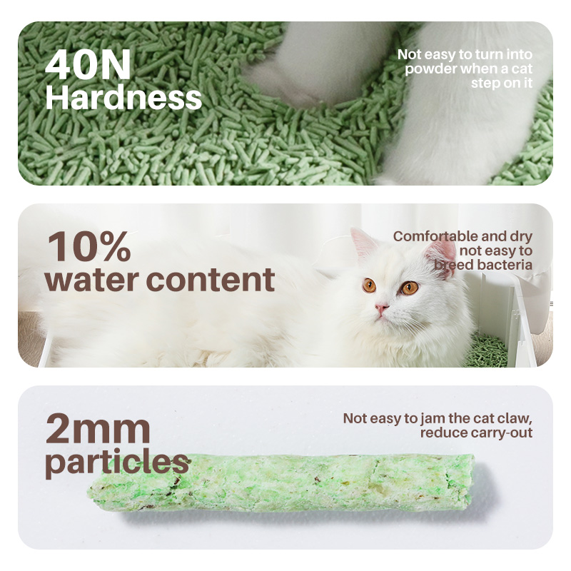 FUKUMARU Tofu Cat Litter (Green Tea Scent) 10 kg - Image 5